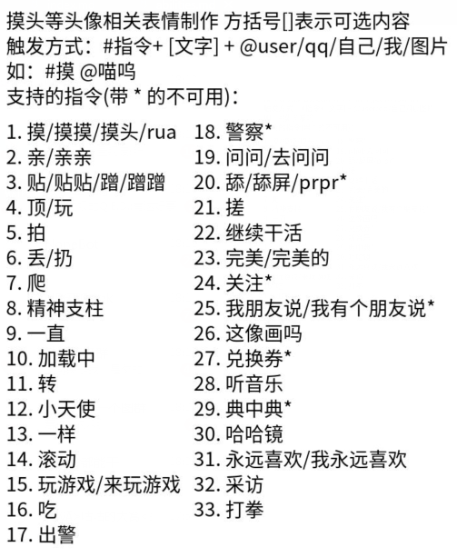 头像表情包帮助